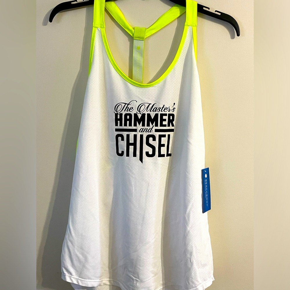 Women’s Beachbody Master’s Hammer & Chisel Tank Top, Size XL, NWT